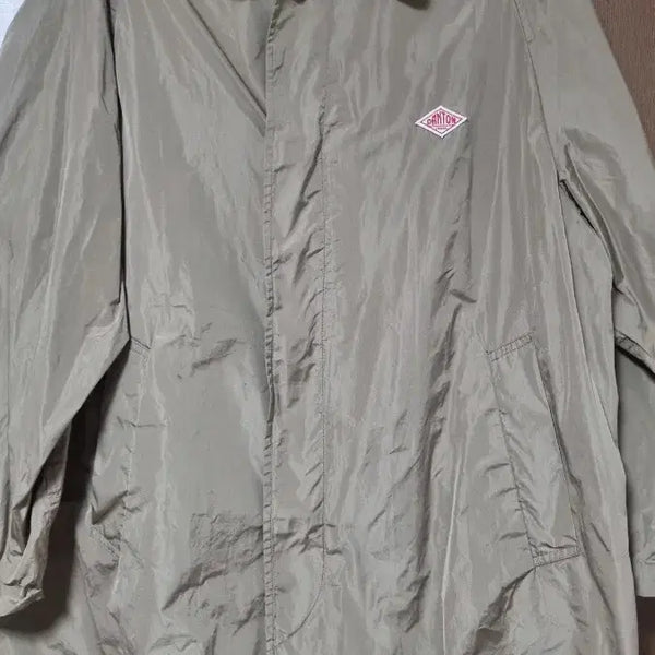 [BUNJANG] DANTON Micro Taffeta Trench Coat 38 Beige / 단톤 마이크로타프타 트렌치38