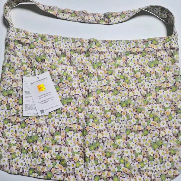 [BUNJANG] EMIS Flower Pattern Eco Bag / 이미스 EMIS 플라워 패턴 에코백((반택무료))