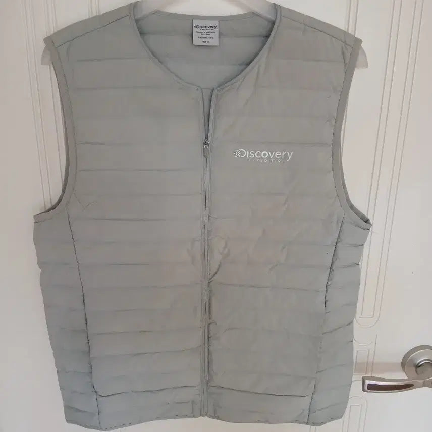 [BUNJANG] Discovery Lightweight Padded Vest Light Grey Size 95 / 디스커버리 경량 패딩 조끼 라이트 그레이 95