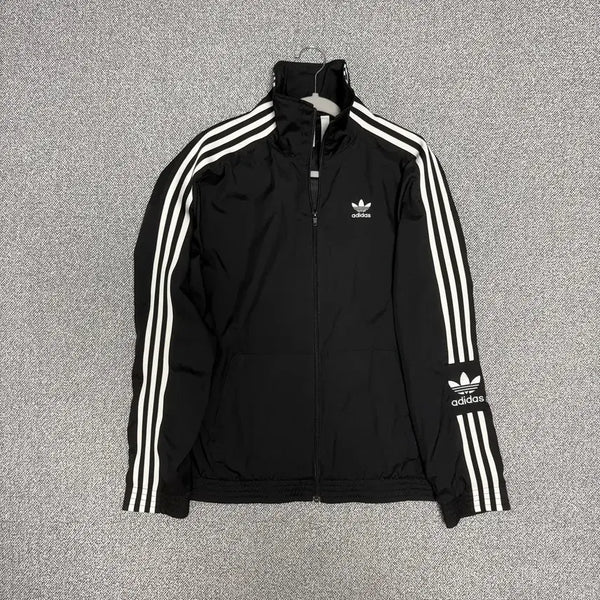 [BUNJANG] Adidas Firebird Lock Up Windbreaker Jacket Black S / 아디다스 파이어버드 락업 바람막이 자켓 블랙 S 트랙탑