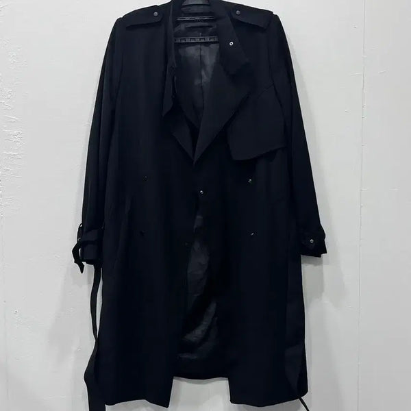 [BUNJANG] LIST Trench Coat Black / [55] 리스트 LIST 트렌치 코트 블랙