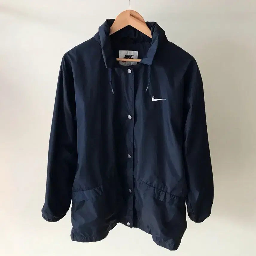 [BUNJANG] Vintage Nike 90s Windbreaker Long Jacket / 90s 나이키 윈드브레이커 롱 자켓