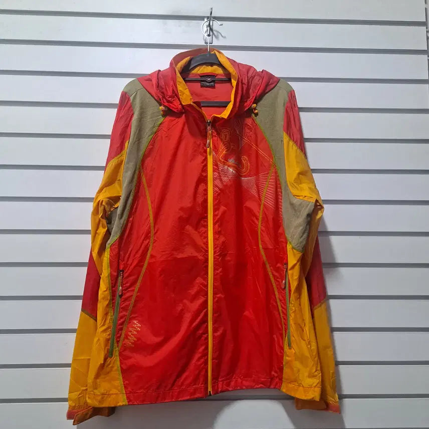 [BUNJANG] Kolping Men's Hooded Windbreaker Jacket / 콜핑 컬러배색 남성 후드 바람막이점퍼/등산점퍼 110 옷장꾸미기