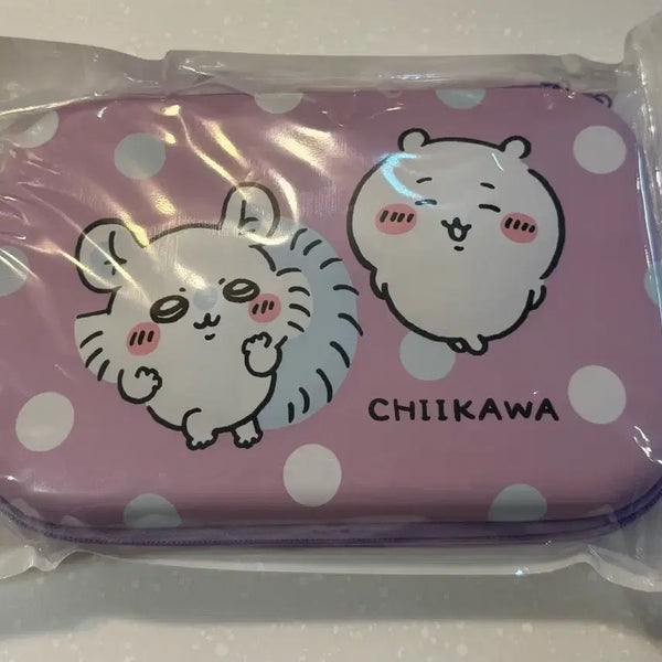 [BUNJANG] Chiikawa Momonga Big Hard Pouch / 치이카와 먼작귀 모몽가 치이카와 빅 하드 도트 파우치