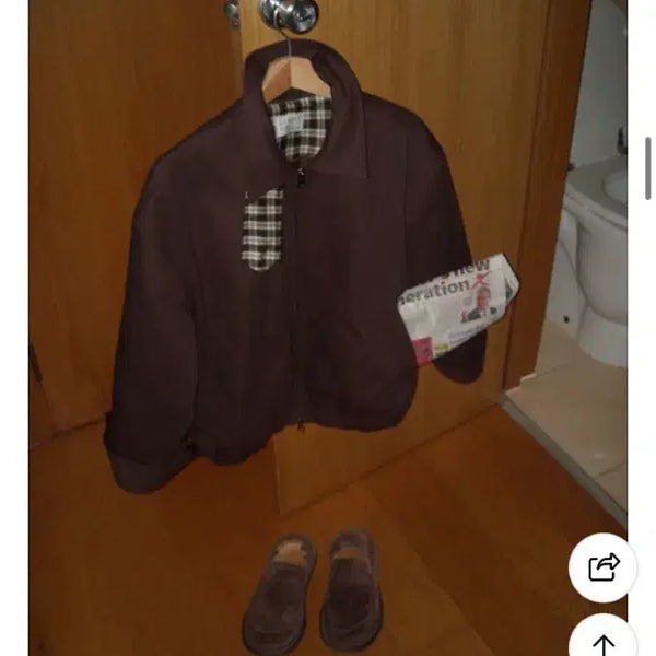 [BUNJANG] IDEE Blu-Zone Brown Blouson / 이도씨 모트 블루종 브라운