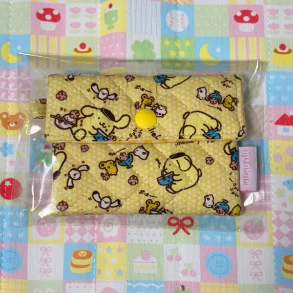 [BUNJANG] Sanrio Pompompurin Snap Pouch / 폼폼푸린 똑딱이 파우치 산리오 폼푸