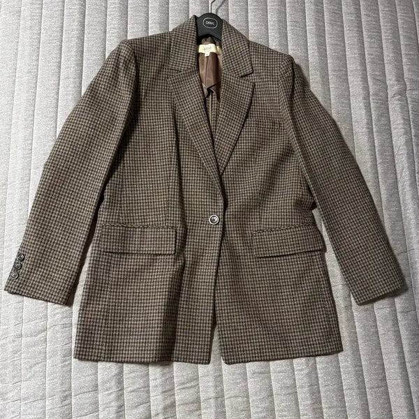 [BUNJANG] Vanessa Bruno Athé Check Blazer Set-up Size 36 / 바네사브루노 아떼 체크 블레이저 36 셋업