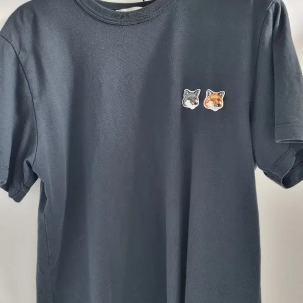 [BUNJANG] Maison Kitsuné Double Fox Patch T-Shirt / (여성)메종키츠네 반팔티  더블폭스