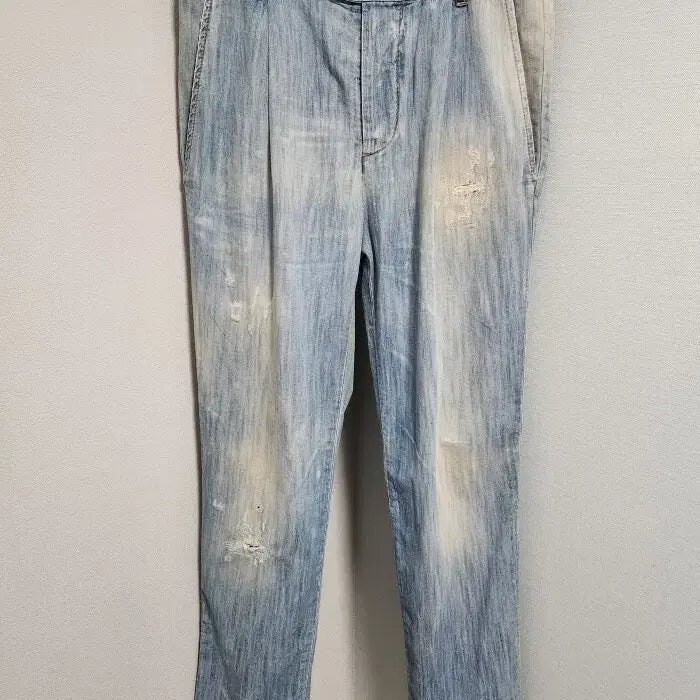 [BUNJANG] Dsquared2 Distressed Pleated Denim Pants / Dsquared2 Distressed Pleated denim Pants