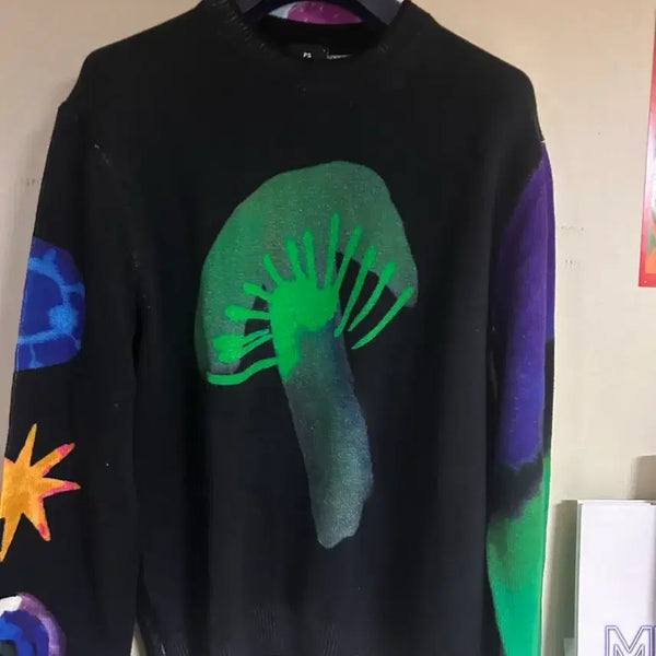 [BUNJANG] Paul Smith Mushroom Pattern Sweater / 폴 스미스 스웨터 버섯 패턴