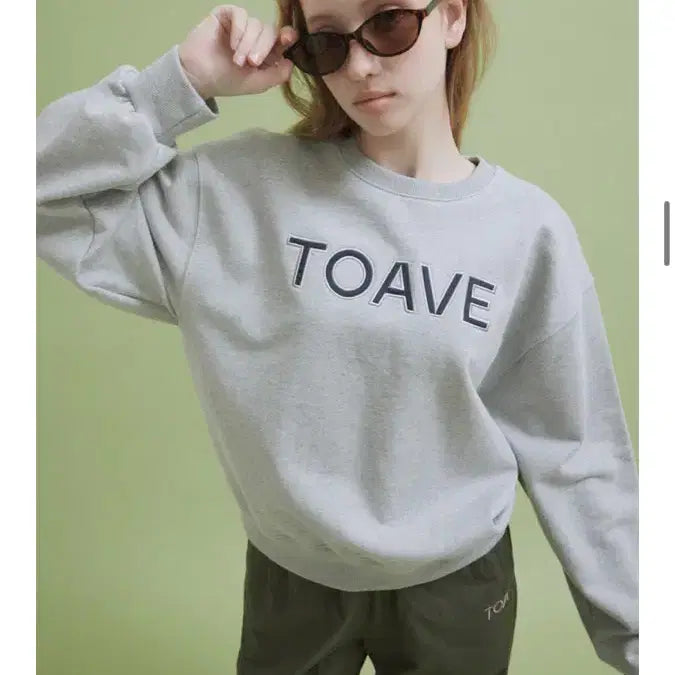 [BUNJANG] TOABEAR Road Logo Sweatshirt / 토아베 맨투맨 스웻셔츠 Road Logo sweat shirt