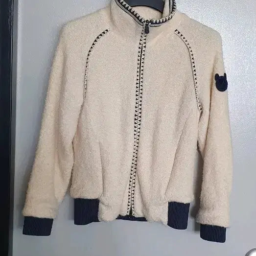 [BUNJANG] WAAC Women's Windproof Boucle Golf Jumper Size 2 / WAAC 왁. 여성 골 방풍부클골프점퍼 호칭2