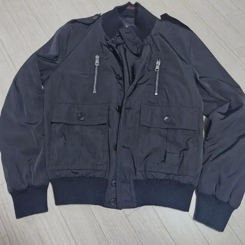 [BUNJANG] Gucci Black Bomber Jacket / 구찌 블랙 봄버 쟈켓