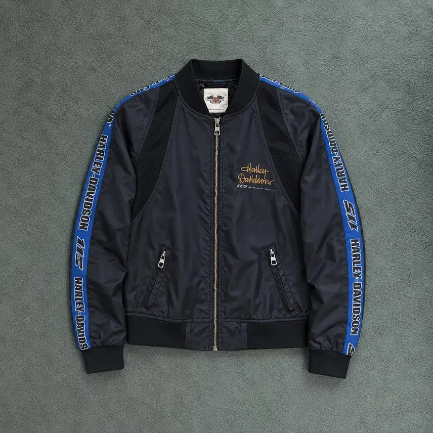 [BUNJANG] Harley-Davidson 115th Anniversary Bomber Jacket / 할리데이비슨 115주년 애니버서리 봄버 자켓 98586-18VW M