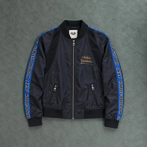 [BUNJANG] Harley-Davidson 115th Anniversary Bomber Jacket / 할리데이비슨 115주년 애니버서리 봄버 자켓 98586-18VW M