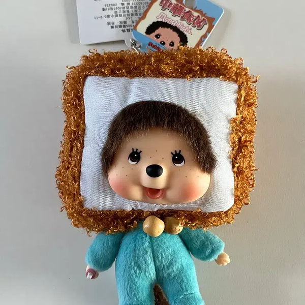 [BUNJANG] Vintage Tofu Bread Monchhichi Charm / [고전] 두부 식빵 몬치치 키링