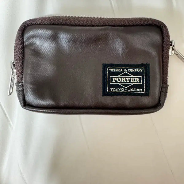 [BUNJANG] Porter Freestyle Multi Coin Case Brown / 포터 프리스타일 멀티 코인 케이스 브라운