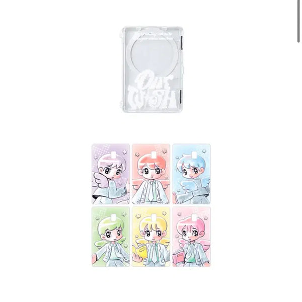 [BUNJANG] NCT WISH Magnet Case Set Card Sticker (Sealed) / 미개봉) 엔시티위시 마그넷 캐이스 세트 카드스티커