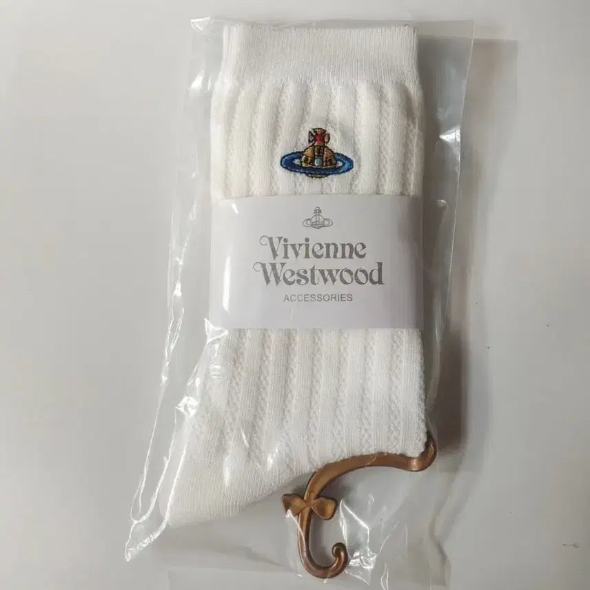 [BUNJANG] Vivienne Westwood Socks White / 비비안웨스트우드 양말