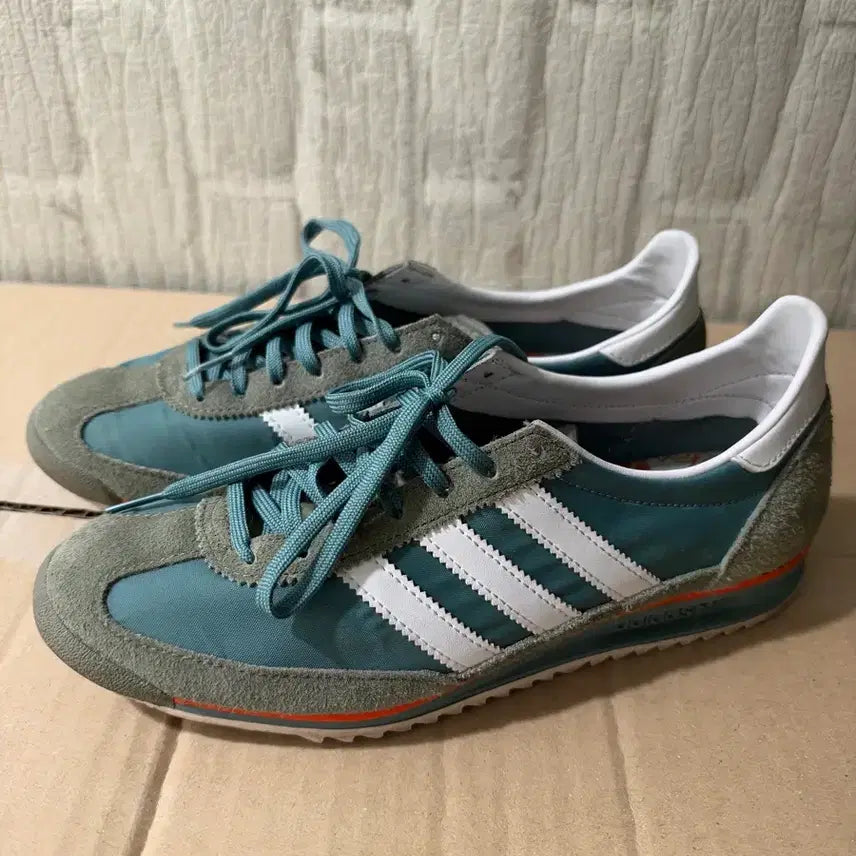 [BUNJANG] Adidas SL72 Mint/Grey Sneakers / 아디다스 SL72 민트/그레이