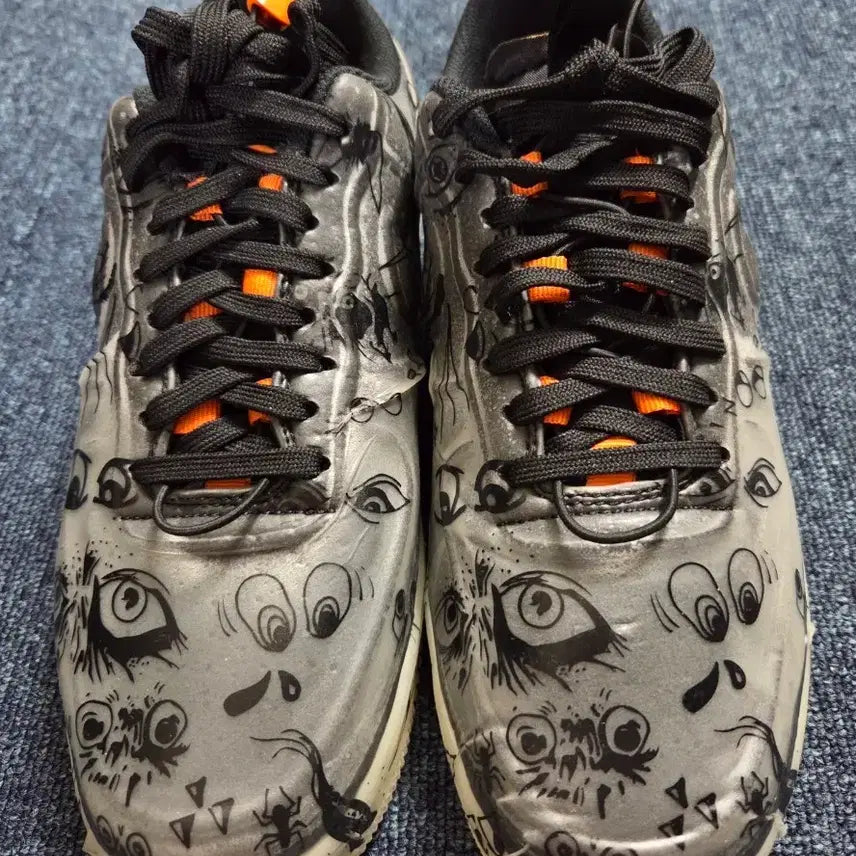 [BUNJANG] Nike Air Force 1 Monster Pattern Experimental Sneakers (260mm) / 나이키 에어포스 1 몬스터 패턴 스니커즈 260