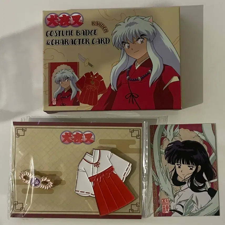 [BUNJANG] Inuyasha Kagome & Inuyasha CGV Collaboration Pin Set / 이누야샤 cgv 금강 키쿄우 뱃지 판매