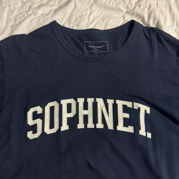 [BUNJANG] SOPHNET. Navy Logo T-Shirt XL / 소프넷 SOPHNET. XL 네이비 로고 반팔 티셔츠