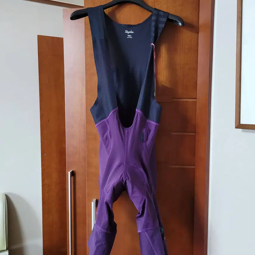 [BUNJANG] Rapha Pro Team Bib Shorts - Black, Purple / 라파 프로팀 빕숏 ll 블랙, 퍼플