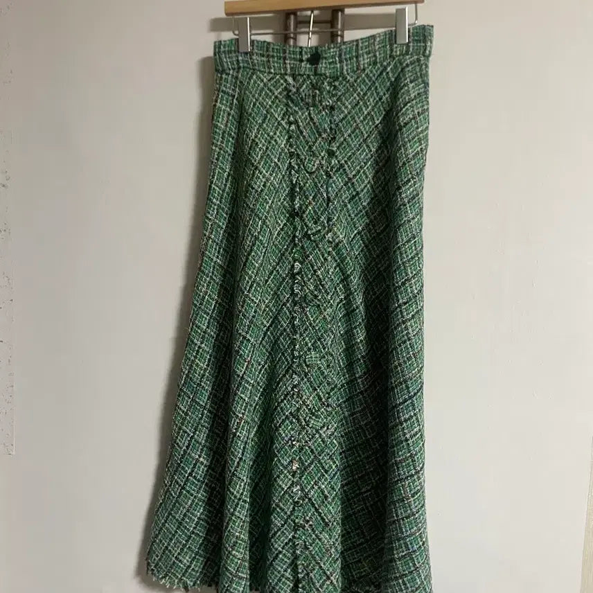 [BUNJANG] ZARA Tweed Long Skirt / 자라 트위드 롱롱 스커트 55-작66