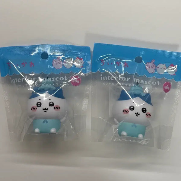 [BUNJANG] Chiikawa Sofubi Fairy Mascot Basic (Peering), Confident Hachiware Figure Set / 치이카와 먼작귀 소프비 요정 마스코트 기본 (빤히), 당당 하치와레 피규어 세트
