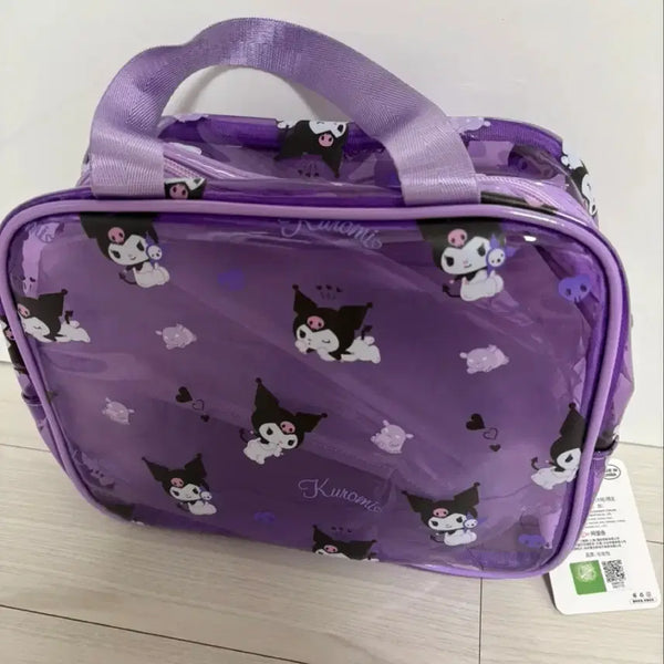[BUNJANG] Kuromi Bag + Kuromi Keyring Bundle Set / 택포) 새상품 쿠로미 가방+쿠로미 키링 일괄