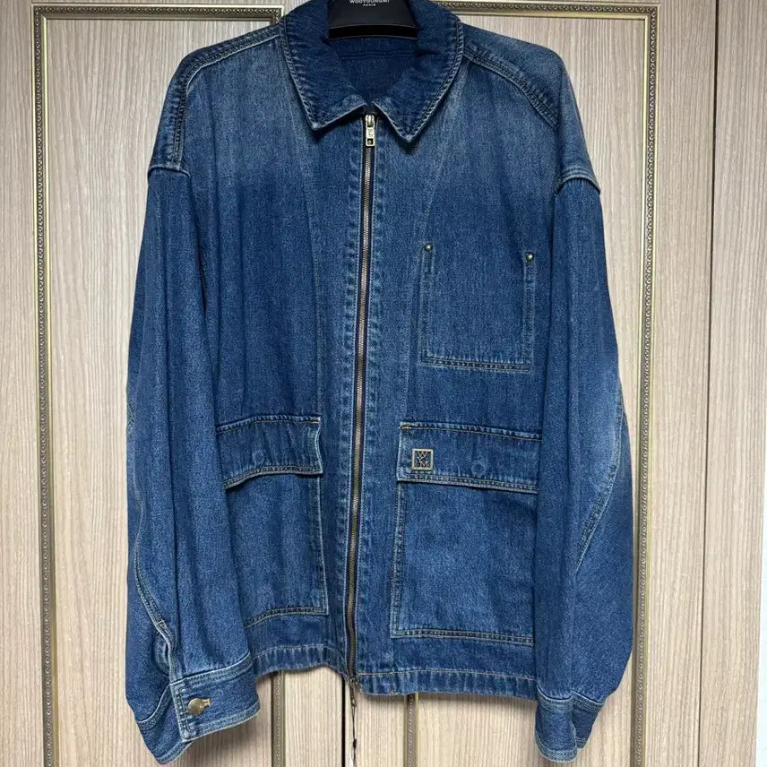 [BUNJANG] Wooyoungmi 25SS Zip-Up Denim Jacket / 25ss 우영미 집업 데님 자켓