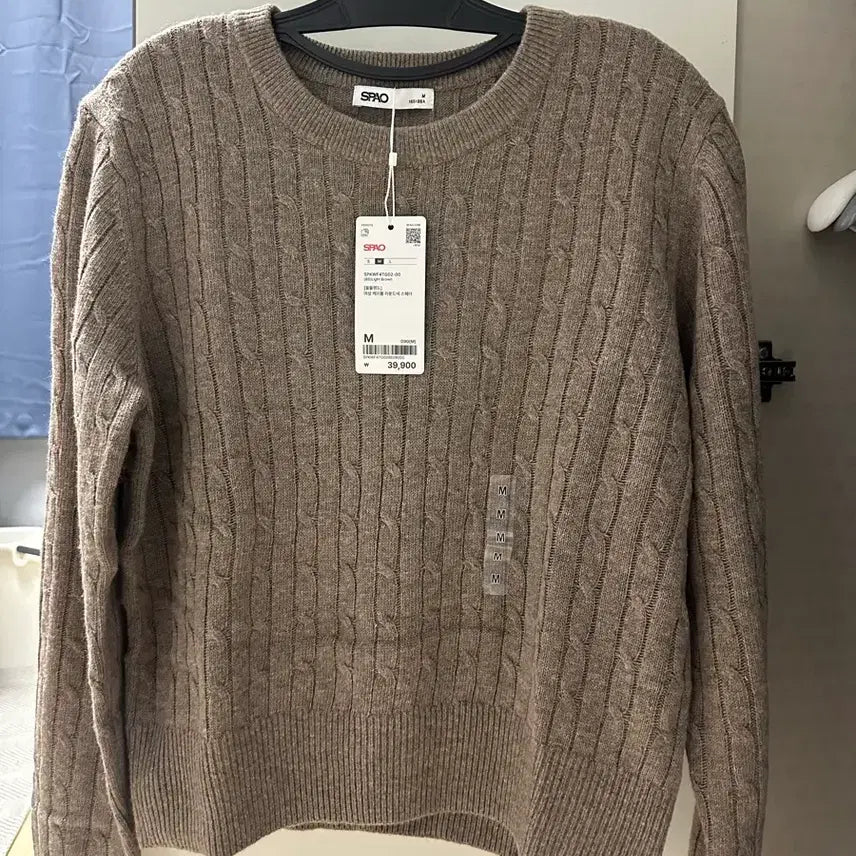 [BUNJANG] SPAO Women's Cable Knit Sweater M / (새상품) 스파오 여성 케이블 니트 M