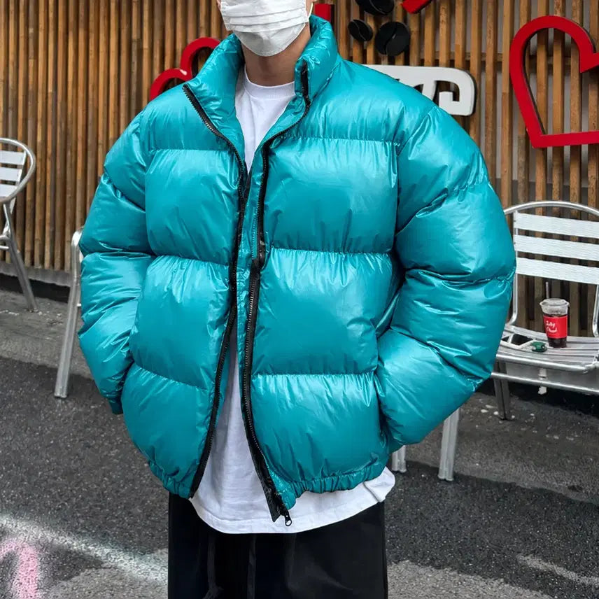 [BUNJANG] Vivid Blue Welon Padding Jumper / 초대박초특가 비비드블루 웰론패딩점퍼