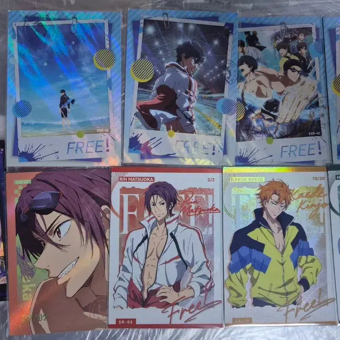 [BUNJANG] Free! The Final Stroke Photocard/Pashacard Bundle Set / [급처] Free! 프리 더 파이널 스트로크 포토카드/파샤 일괄