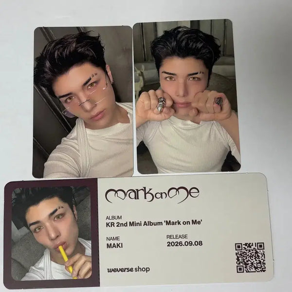 [BUNJANG] &TEAM Maki Photocard Set / 앤팀 마크온미 마키포카세트