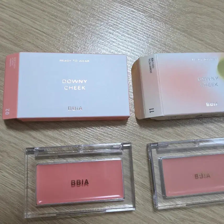 [BUNJANG] Bbia Downey Cheek 2 Types Bundle (Downey Peach, Downey Petal) / 삐아 다우니 치크 2종 일괄(다우니피치, 다우니페탈)