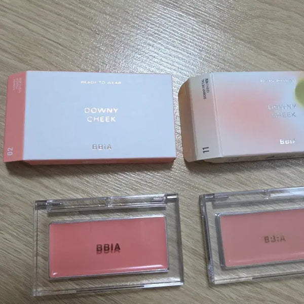 [BUNJANG] Bbia Downey Cheek 2 Types Bundle (Downey Peach, Downey Petal) / 삐아 다우니 치크 2종 일괄(다우니피치, 다우니페탈)