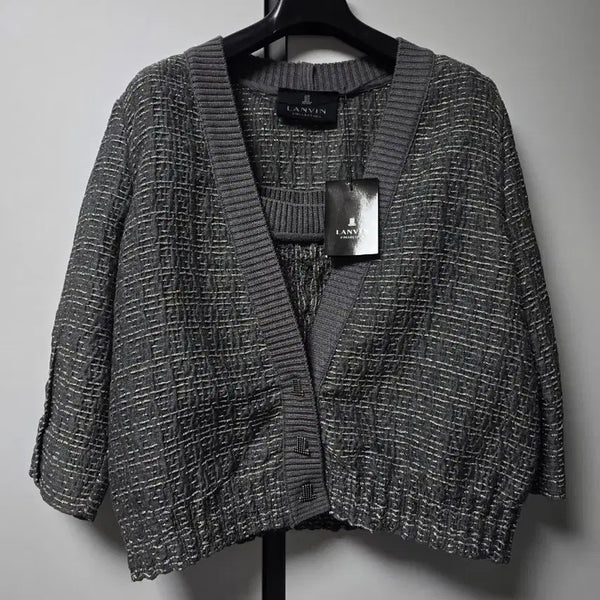 [BUNJANG] Lanvin Collection Sleeveless Cardigan Set / 랑방컬렉션 나시 가디건 세트