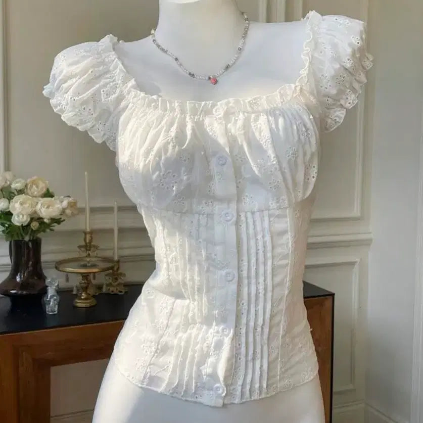 [BUNJANG] Shein Ivory Top / 쉬인 상의 에이블리 무신사 옷 시즈니룩