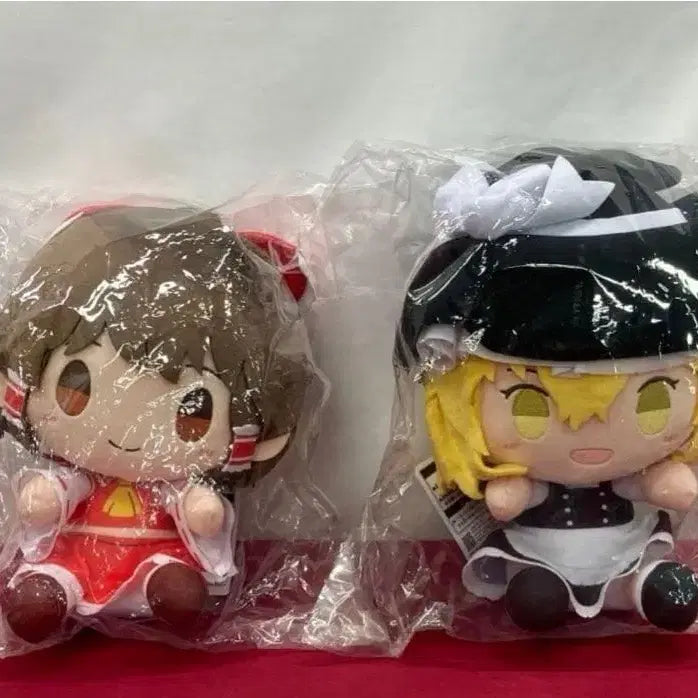 [BUNJANG] Touhou Project Reimu & Marisa Plush Set / 동방 프로젝트 마리사, 레이무 누이구루미