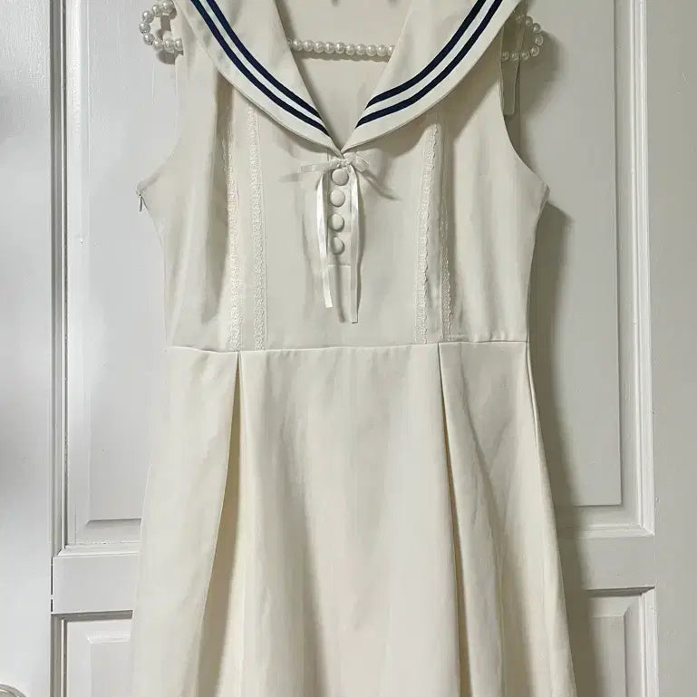 [BUNJANG] Marine Sleeveless Dress / 마린 나시 원피스