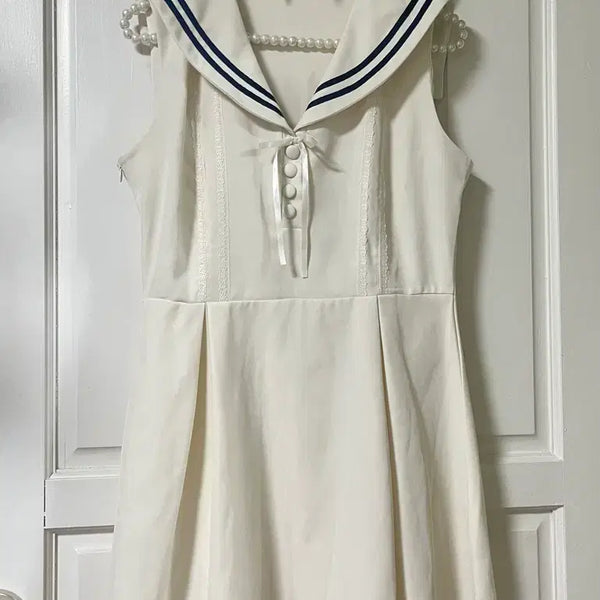 [BUNJANG] Marine Sleeveless Dress / 마린 나시 원피스