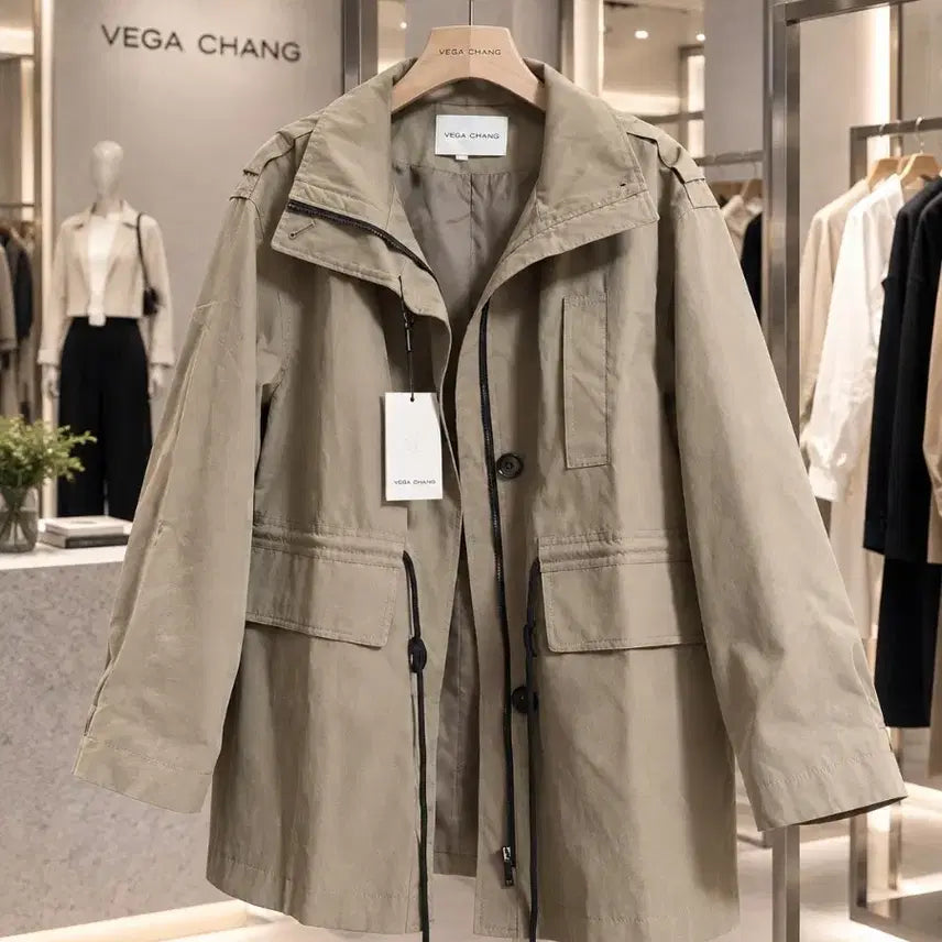 [BUNJANG] VEGA CHANG Khaki Field Jacket (L) / 새상품 / VEGA CHANG 카키 야상 자켓, 점퍼 / (L)
