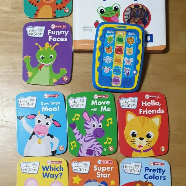 [BUNJANG] Used Disney Baby Einstein English Board Book Reader Set / 중고 영유아 디즈니 영어 보드북 리더기 세트 외