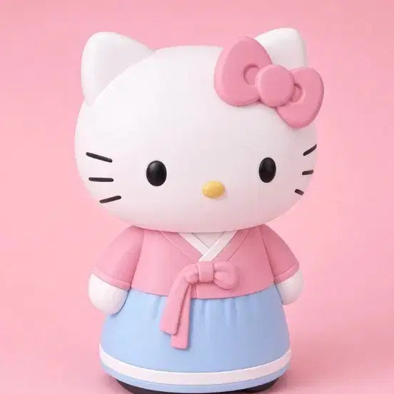 [BUNJANG] Sanrio Hello Kitty Hanbok Multi Container (New) / 올리브영 X 산리오 한복 헬로키티 멀티 컨테이너 (새상품)