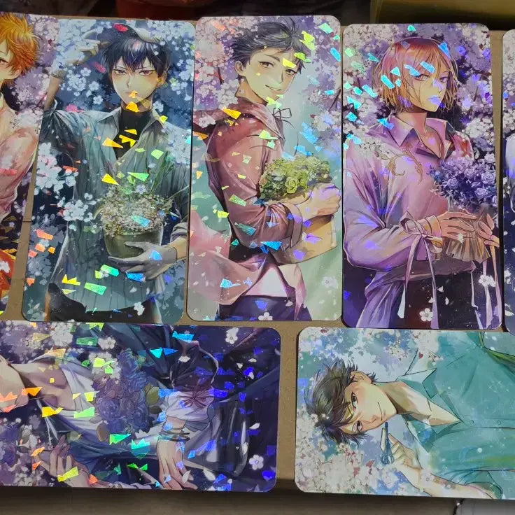 [BUNJANG] Haikyuu Unofficial Card Set Bundle / 하이큐 비공식 카드택 7종 일괄 양도