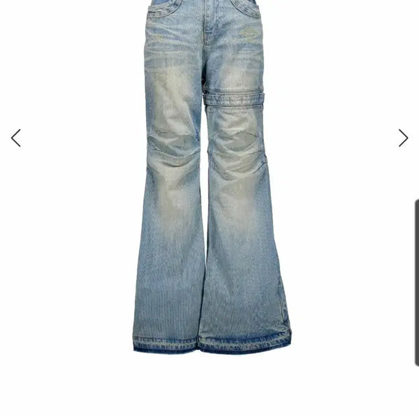 [BUNJANG] FOG SERVICE Flare Denim Blue Size 3 / 포그서비스 플레어 데님 블루 3사이즈