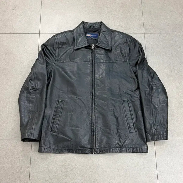 [BUNJANG] 1990s Edwin Leather Jacket / [100]90s 에드윈 카우레더 자켓