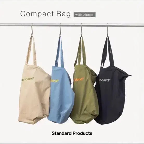 [BUNJANG] Standard Product Folding Zipper Eco Bag / 일본 스탠다드 프로덕트 접이식 지퍼 에코백 새거